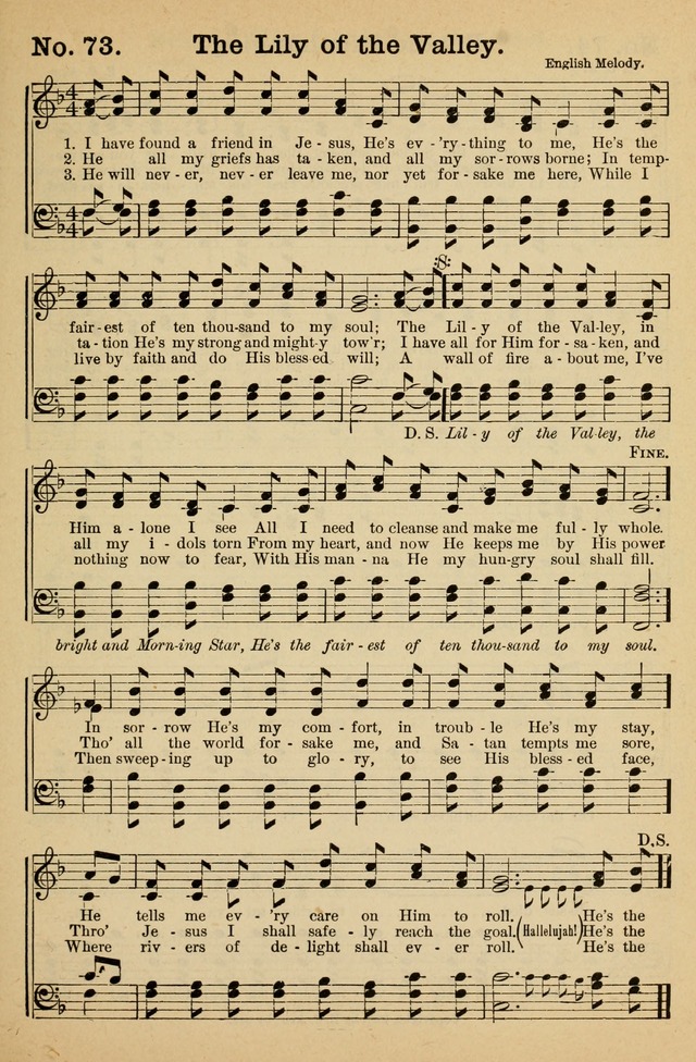 Crowning Glory No. 1: a choice collection of gospel hymns page 73
