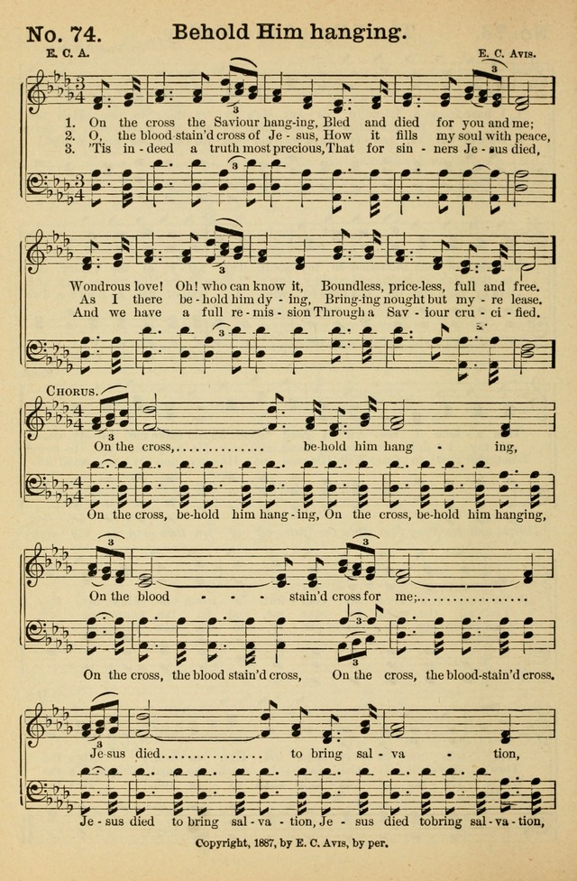 Crowning Glory No. 1: a choice collection of gospel hymns page 74