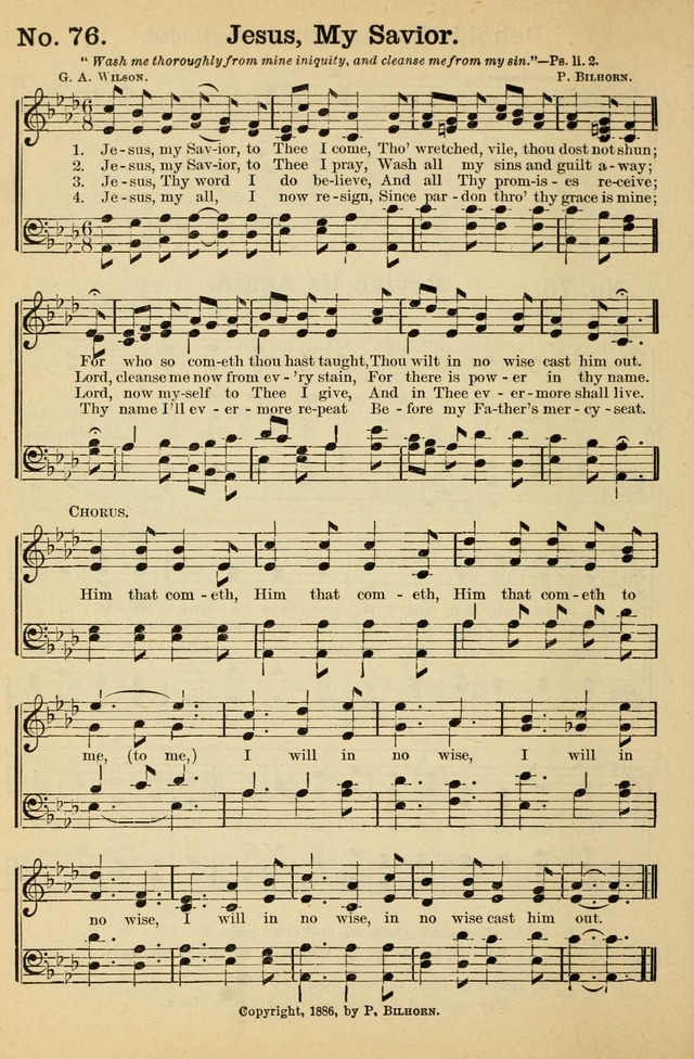 Crowning Glory No. 1: a choice collection of gospel hymns page 76