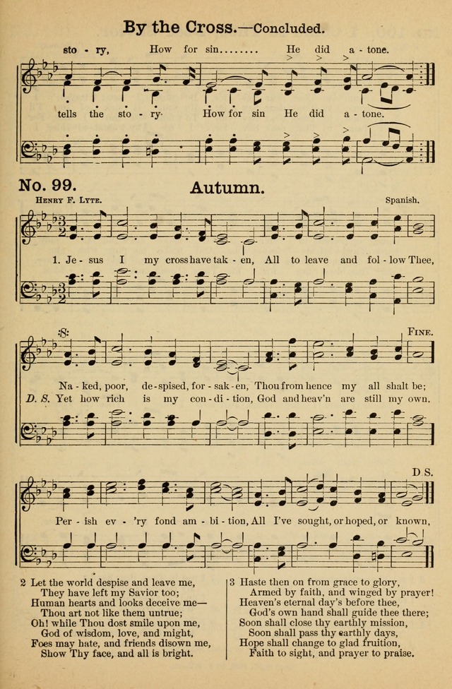 Crowning Glory No. 1: a choice collection of gospel hymns page 99