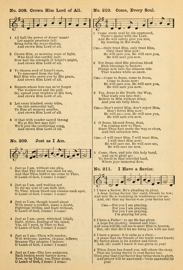 Crowning Glory No. 2: a collection of gospel hymns page 224