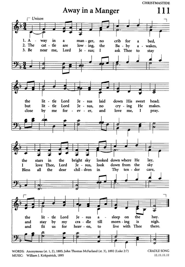 Celebrating Grace Hymnal page 109
