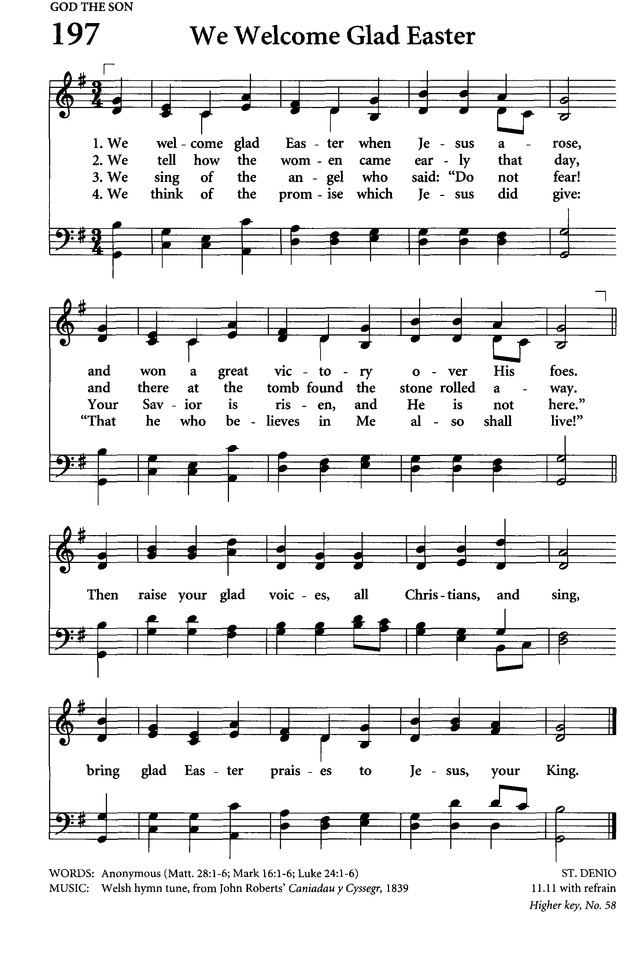 Celebrating Grace Hymnal page 188