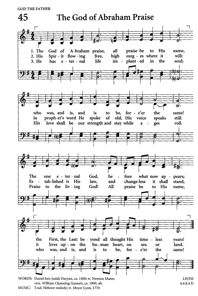 Celebrating Grace Hymnal page 42