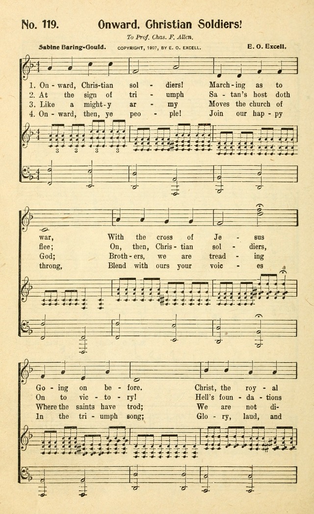 Christian Gospel Hymns: for church, Sunday school, and evangelistic meetings: contains the cream of all the old songs, and the very best of all the new page 122