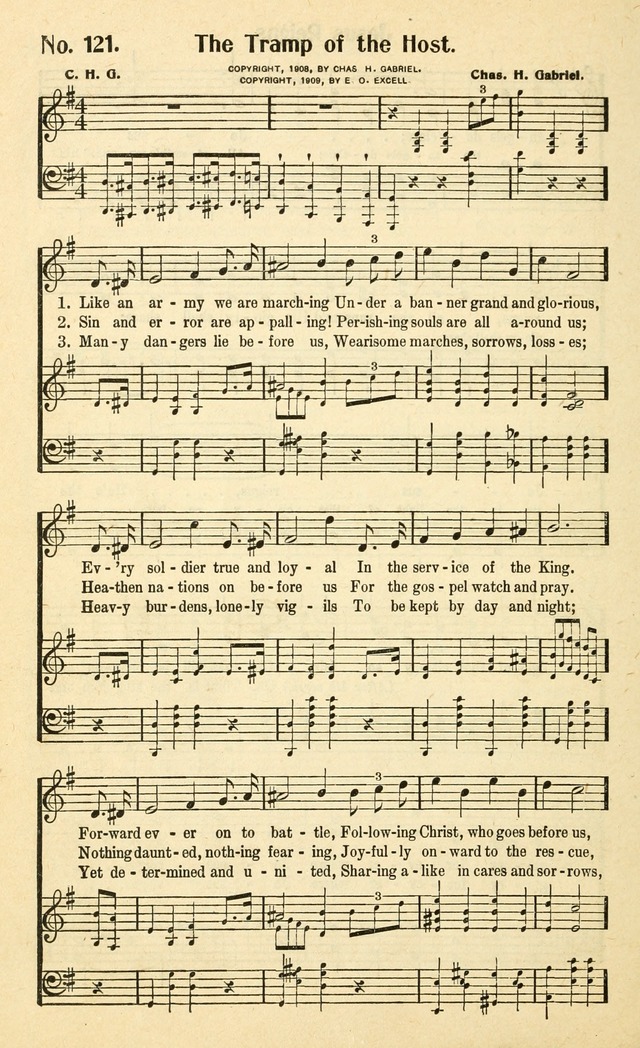 Christian Gospel Hymns: for church, Sunday school, and evangelistic meetings: contains the cream of all the old songs, and the very best of all the new page 126