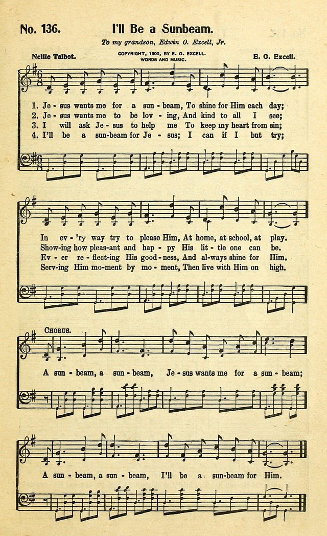 Christian Gospel Hymns: for church, Sunday school, and evangelistic meetings: contains the cream of all the old songs, and the very best of all the new page 149