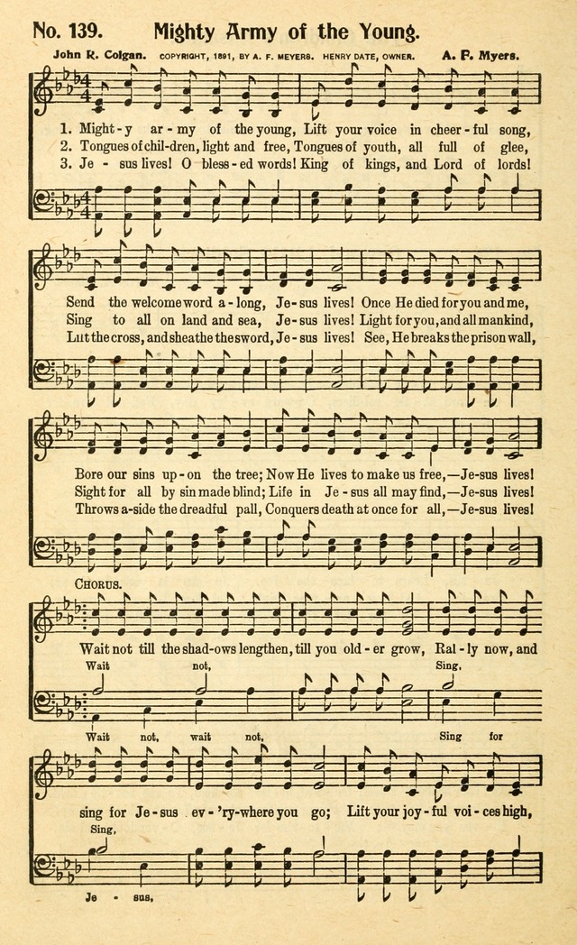 Christian Gospel Hymns: for church, Sunday school, and evangelistic meetings: contains the cream of all the old songs, and the very best of all the new page 152