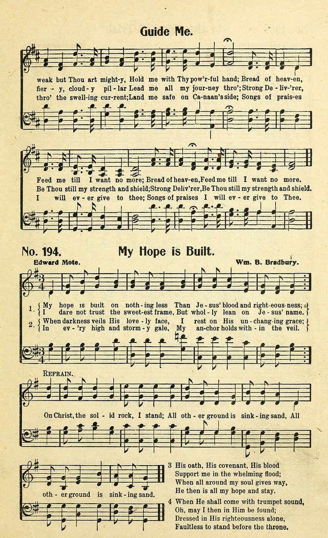Christian Gospel Hymns: for church, Sunday school, and evangelistic meetings: contains the cream of all the old songs, and the very best of all the new page 191