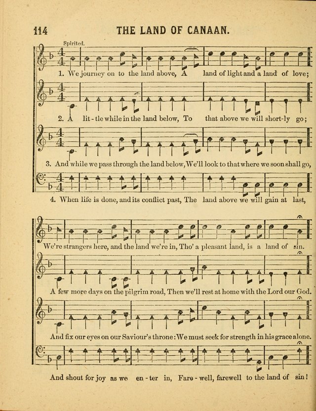 Crystal Gems for the Sabbath School: containing a choice collection of new hymns and tunes, suitable for anniversaries, and all other exercises of the Sabbath-school... page 114