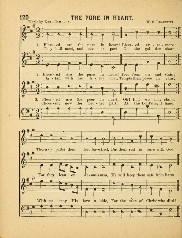 Crystal Gems for the Sabbath School: containing a choice collection of new hymns and tunes, suitable for anniversaries, and all other exercises of the Sabbath-school... page 120