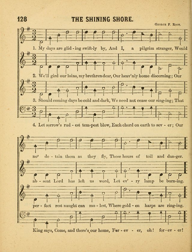 Crystal Gems for the Sabbath School: containing a choice collection of new hymns and tunes, suitable for anniversaries, and all other exercises of the Sabbath-school... page 128