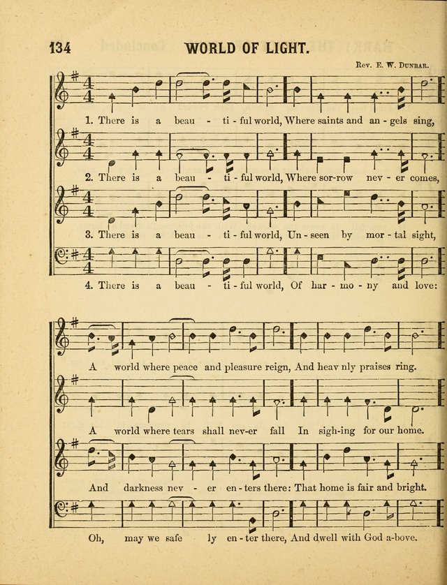 Crystal Gems for the Sabbath School: containing a choice collection of new hymns and tunes, suitable for anniversaries, and all other exercises of the Sabbath-school... page 134