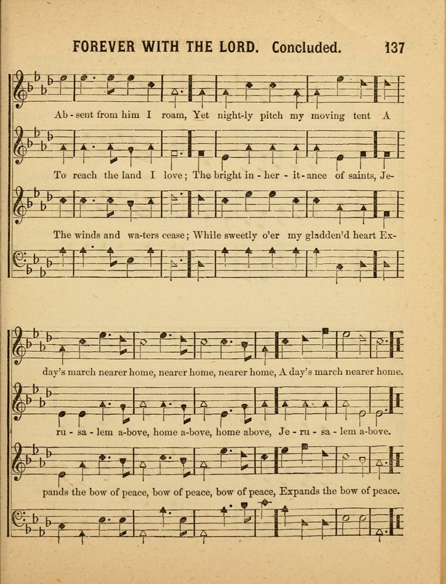 Crystal Gems for the Sabbath School: containing a choice collection of new hymns and tunes, suitable for anniversaries, and all other exercises of the Sabbath-school... page 137