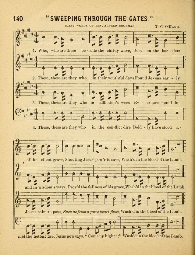 Crystal Gems for the Sabbath School: containing a choice collection of new hymns and tunes, suitable for anniversaries, and all other exercises of the Sabbath-school... page 140