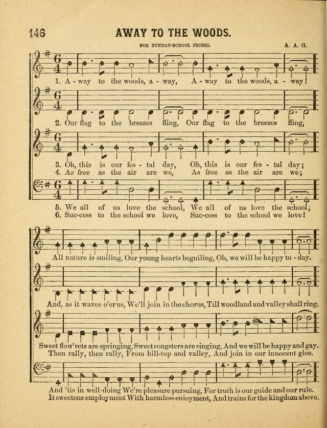 Crystal Gems for the Sabbath School: containing a choice collection of new hymns and tunes, suitable for anniversaries, and all other exercises of the Sabbath-school... page 146
