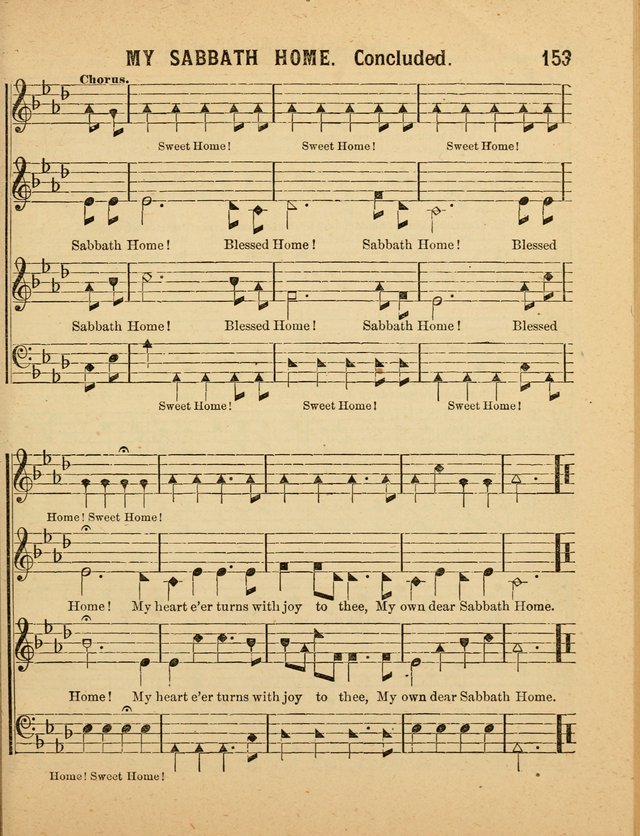 Crystal Gems for the Sabbath School: containing a choice collection of new hymns and tunes, suitable for anniversaries, and all other exercises of the Sabbath-school... page 153