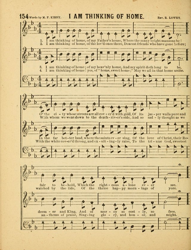 Crystal Gems for the Sabbath School: containing a choice collection of new hymns and tunes, suitable for anniversaries, and all other exercises of the Sabbath-school... page 154
