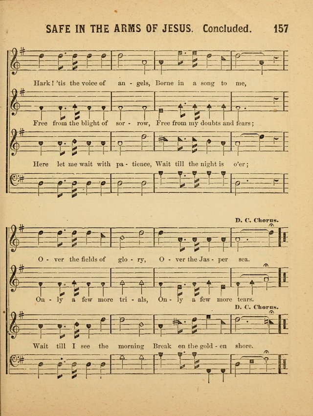 Crystal Gems for the Sabbath School: containing a choice collection of new hymns and tunes, suitable for anniversaries, and all other exercises of the Sabbath-school... page 157
