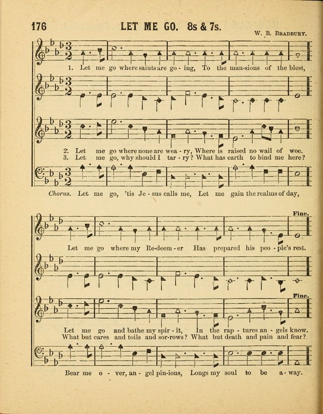 Crystal Gems for the Sabbath School: containing a choice collection of new hymns and tunes, suitable for anniversaries, and all other exercises of the Sabbath-school... page 176