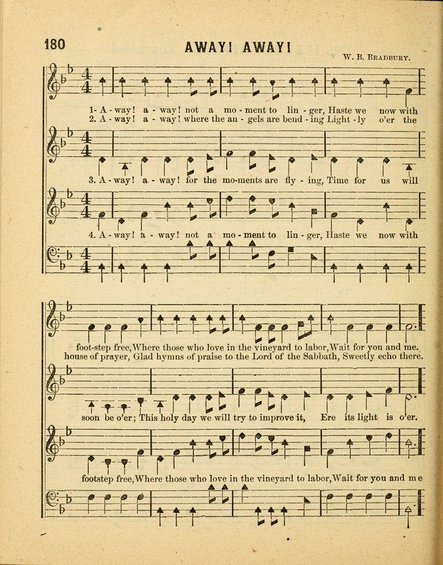 Crystal Gems for the Sabbath School: containing a choice collection of new hymns and tunes, suitable for anniversaries, and all other exercises of the Sabbath-school... page 180