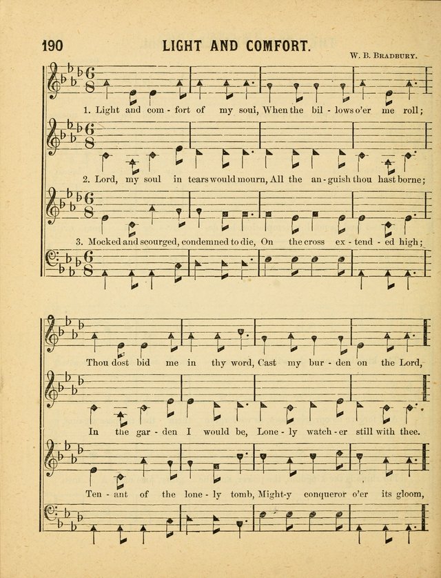 Crystal Gems for the Sabbath School: containing a choice collection of new hymns and tunes, suitable for anniversaries, and all other exercises of the Sabbath-school... page 190