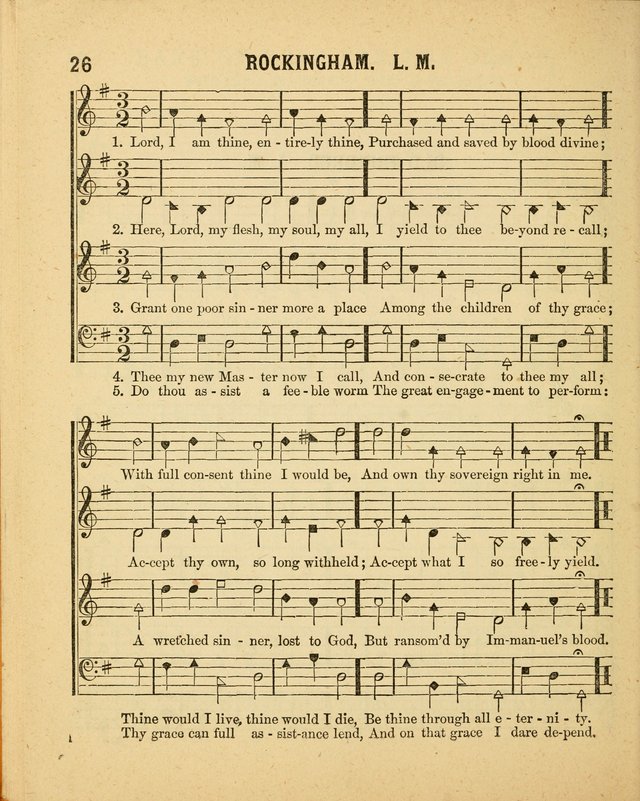 Crystal Gems for the Sabbath School: containing a choice collection of new hymns and tunes, suitable for anniversaries, and all other exercises of the Sabbath-school... page 26