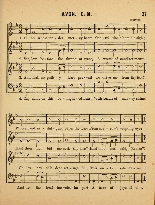 Crystal Gems for the Sabbath School: containing a choice collection of new hymns and tunes, suitable for anniversaries, and all other exercises of the Sabbath-school... page 37