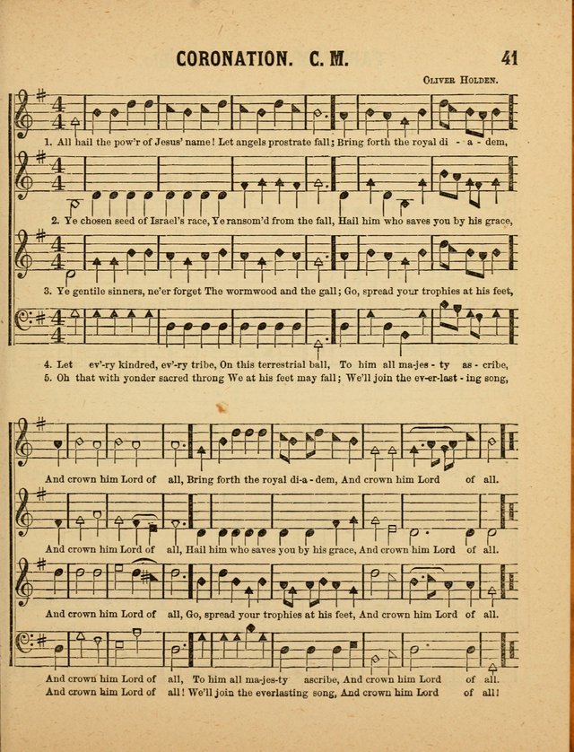 Crystal Gems for the Sabbath School: containing a choice collection of new hymns and tunes, suitable for anniversaries, and all other exercises of the Sabbath-school... page 41