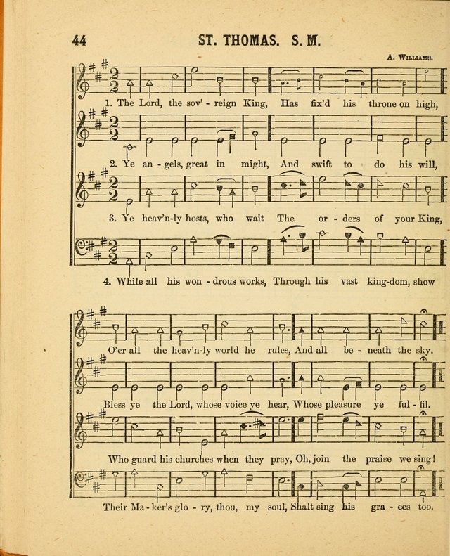 Crystal Gems for the Sabbath School: containing a choice collection of new hymns and tunes, suitable for anniversaries, and all other exercises of the Sabbath-school... page 44