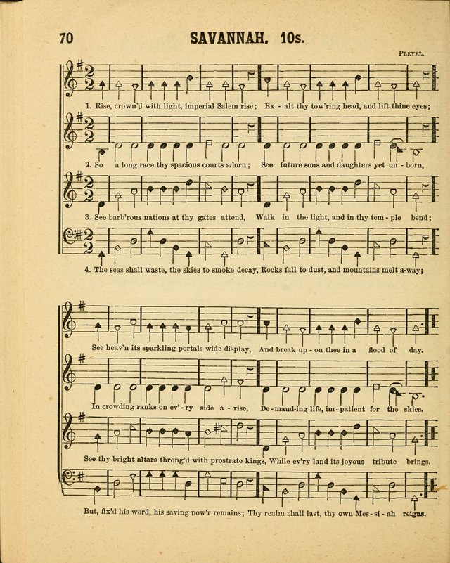Crystal Gems for the Sabbath School: containing a choice collection of new hymns and tunes, suitable for anniversaries, and all other exercises of the Sabbath-school... page 70