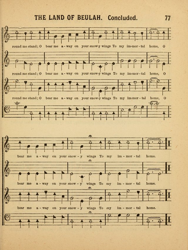 Crystal Gems for the Sabbath School: containing a choice collection of new hymns and tunes, suitable for anniversaries, and all other exercises of the Sabbath-school... page 77