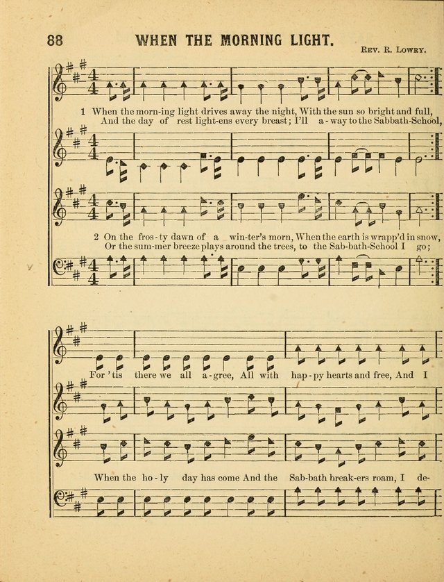 Crystal Gems for the Sabbath School: containing a choice collection of new hymns and tunes, suitable for anniversaries, and all other exercises of the Sabbath-school... page 88