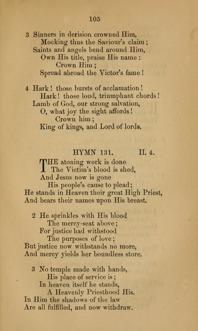 A Collection of Hymns page 105