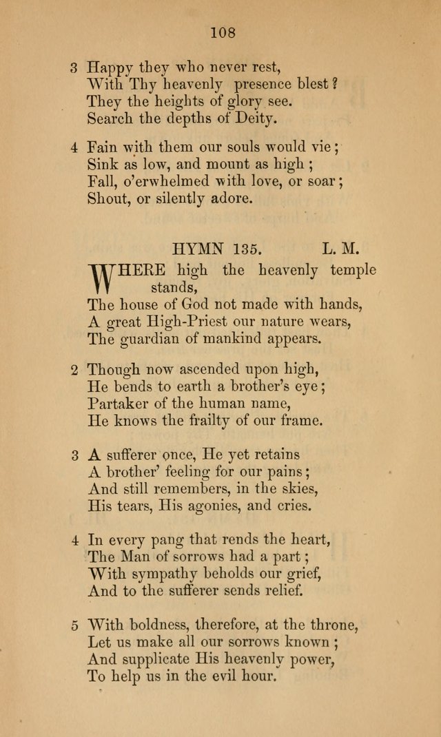A Collection of Hymns page 108