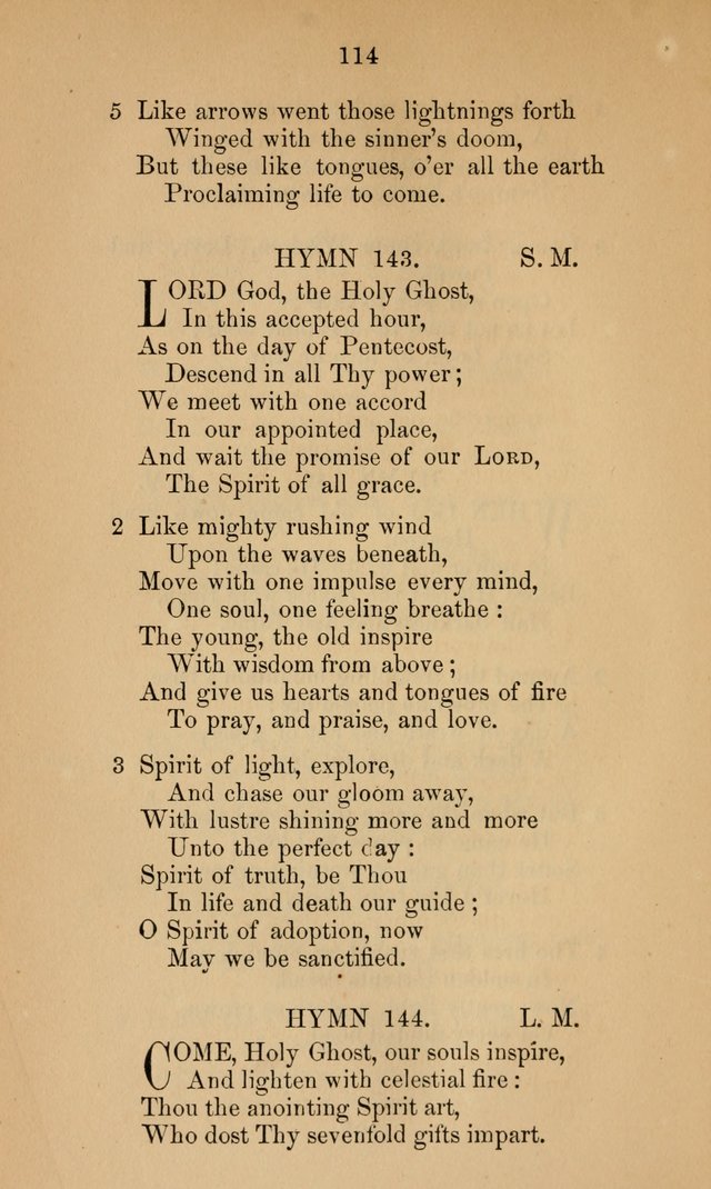 A Collection of Hymns page 114