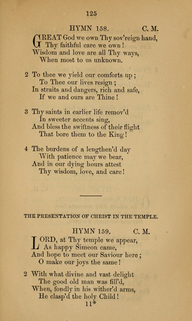 A Collection of Hymns page 125