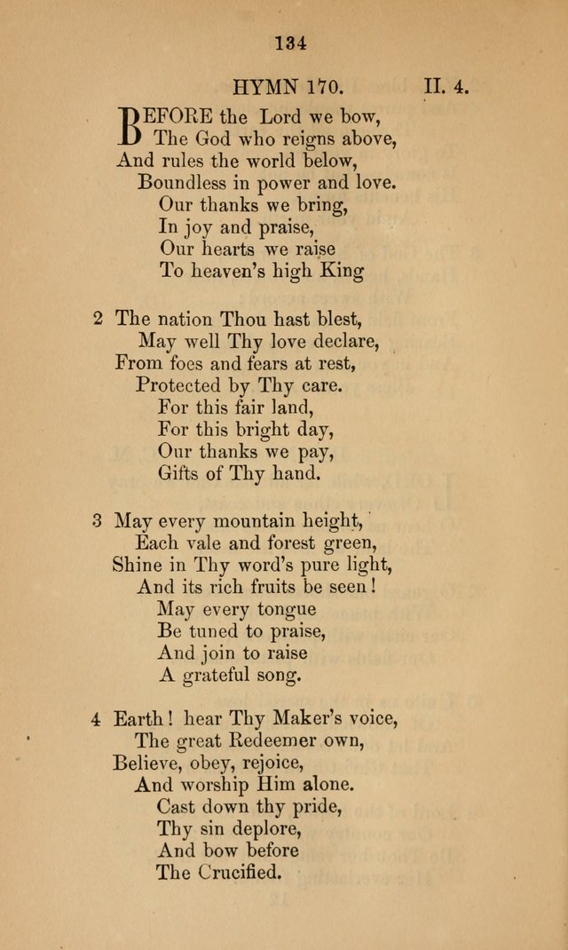 A Collection of Hymns page 134