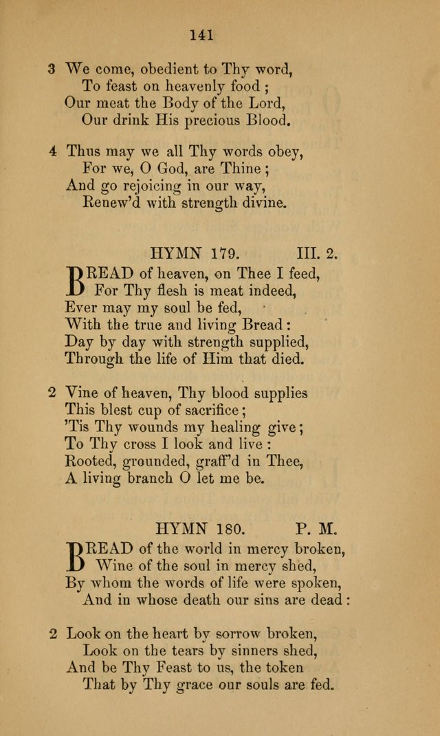 A Collection of Hymns page 141