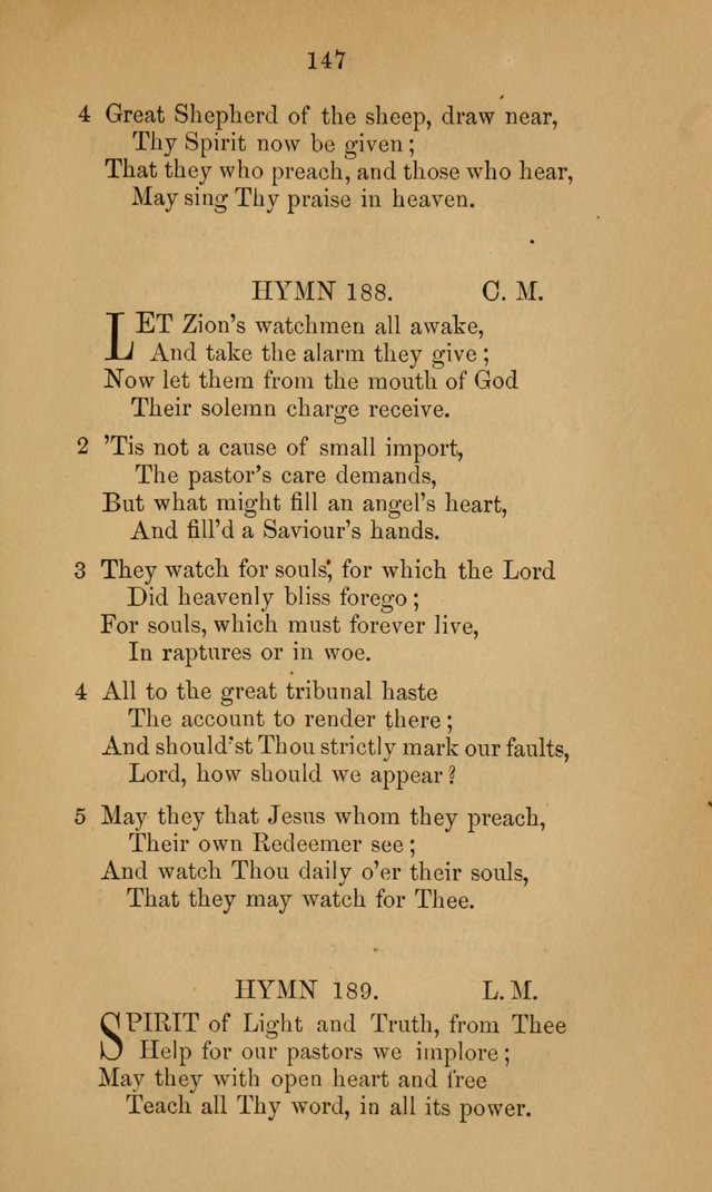 A Collection of Hymns page 147