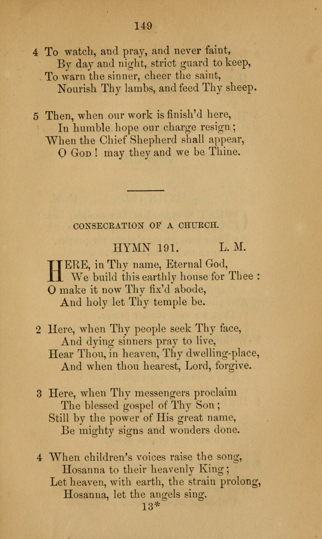A Collection of Hymns page 149