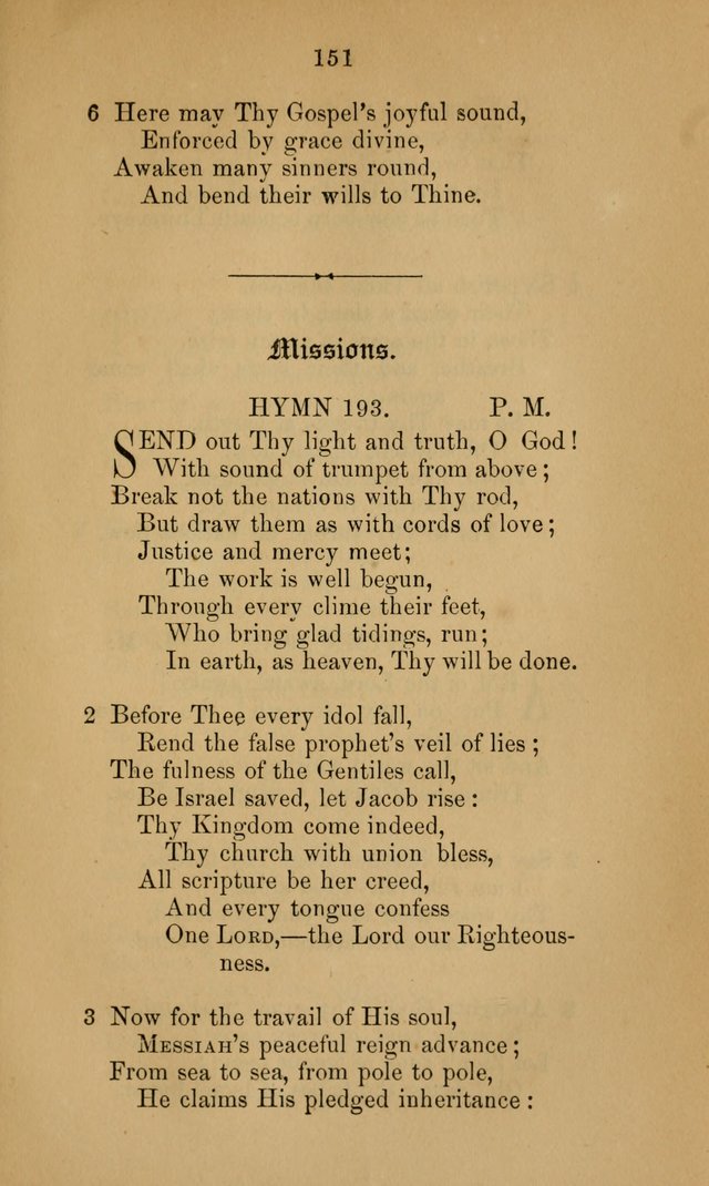 A Collection of Hymns page 151