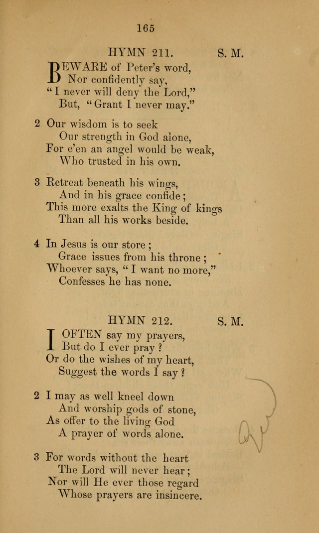 A Collection of Hymns page 165
