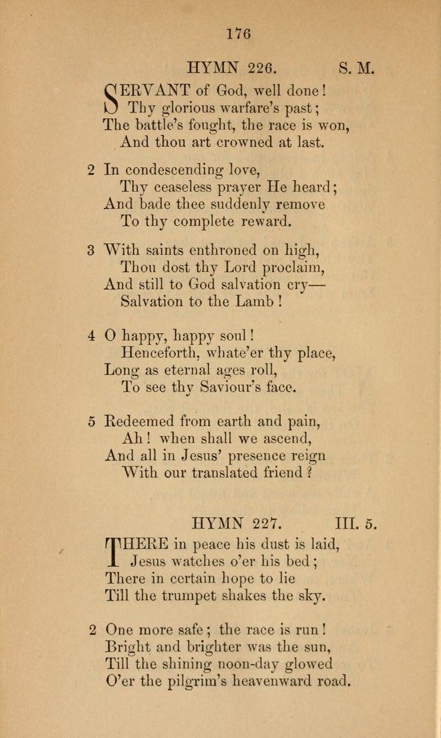 A Collection of Hymns page 176