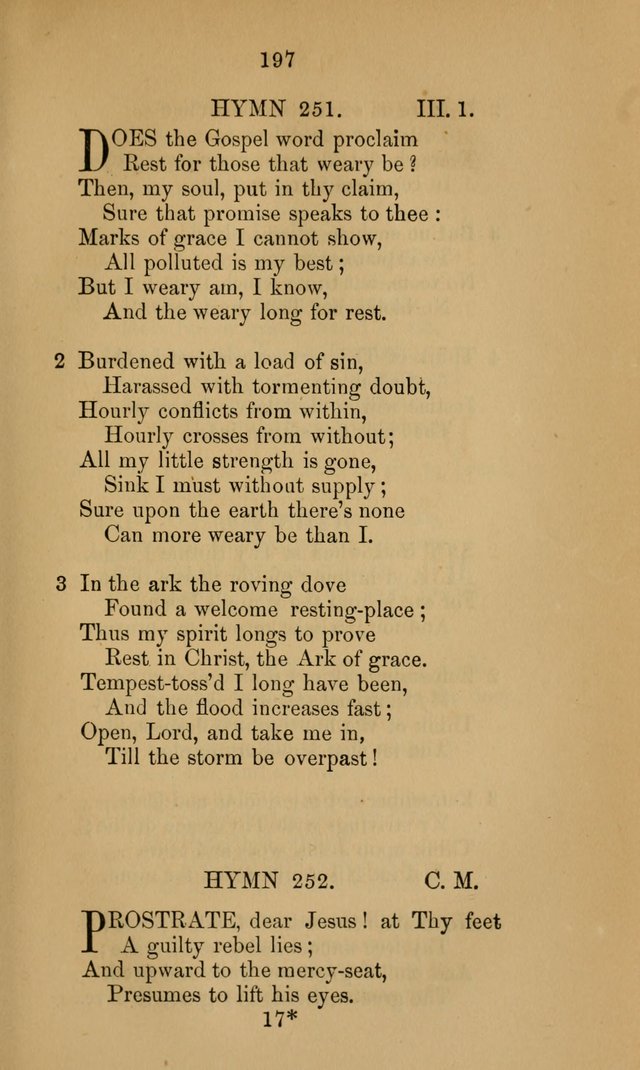 A Collection of Hymns page 197