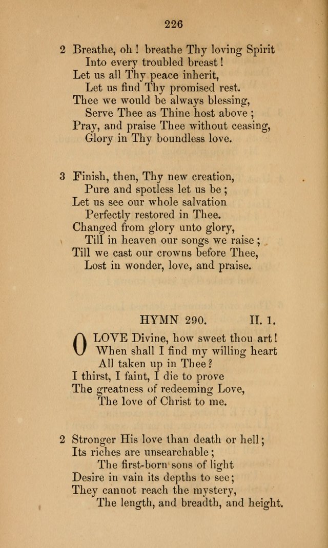 A Collection of Hymns page 226