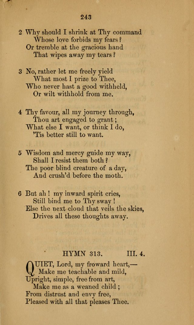A Collection of Hymns page 243