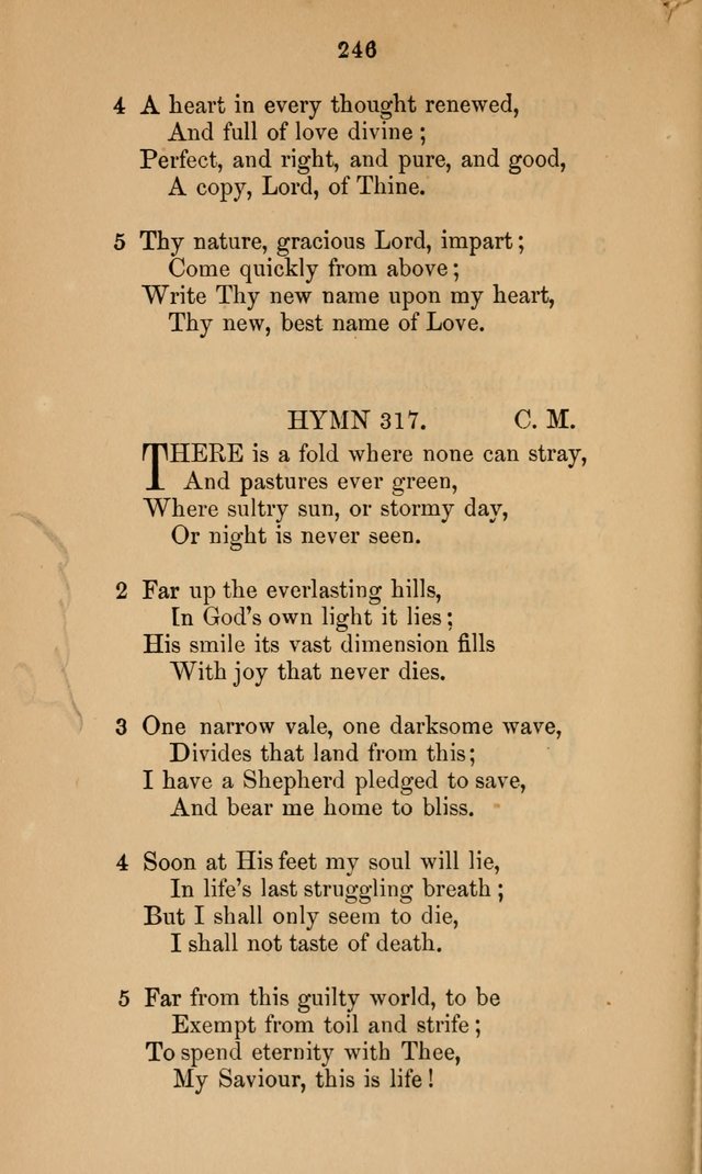 A Collection of Hymns page 246