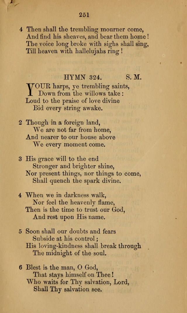 A Collection of Hymns page 251