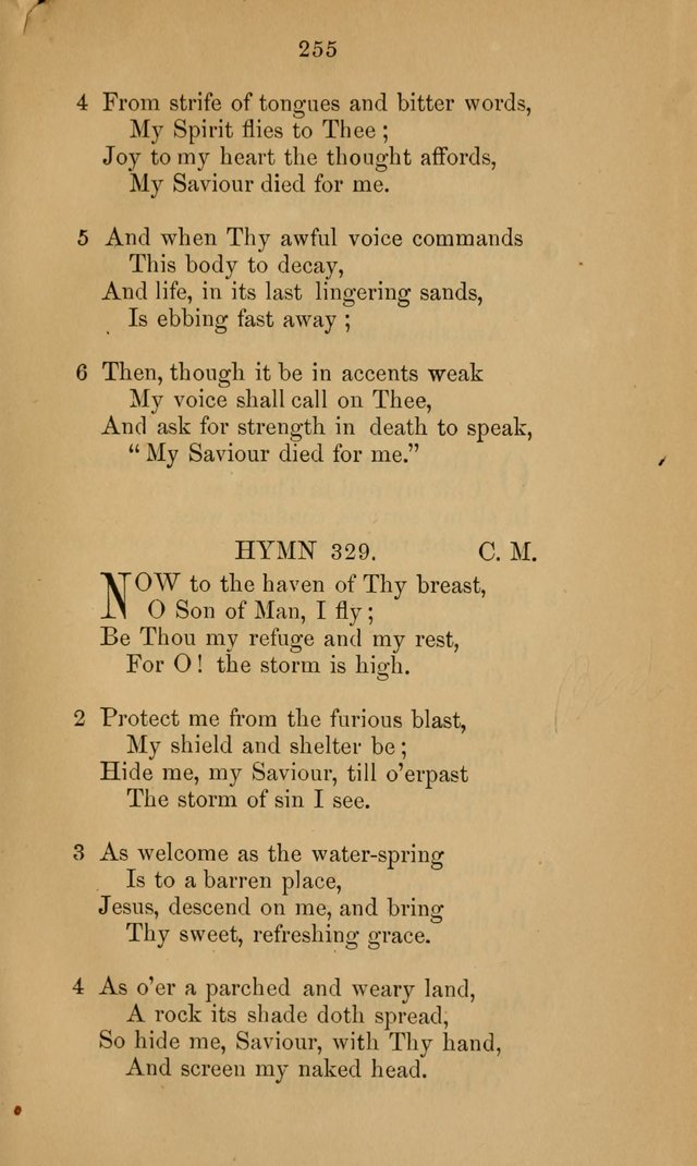 A Collection of Hymns page 255